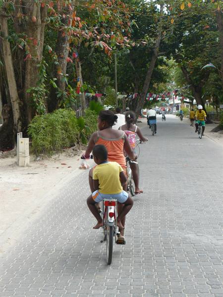 On the roads of the Island