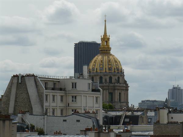View of the dome of Les Invalides and Montparnasse