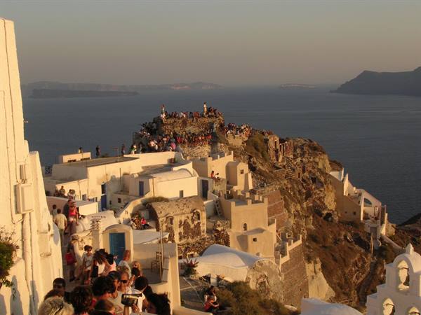 The sunset of Oia