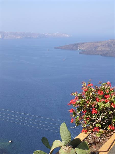 View of the caldera