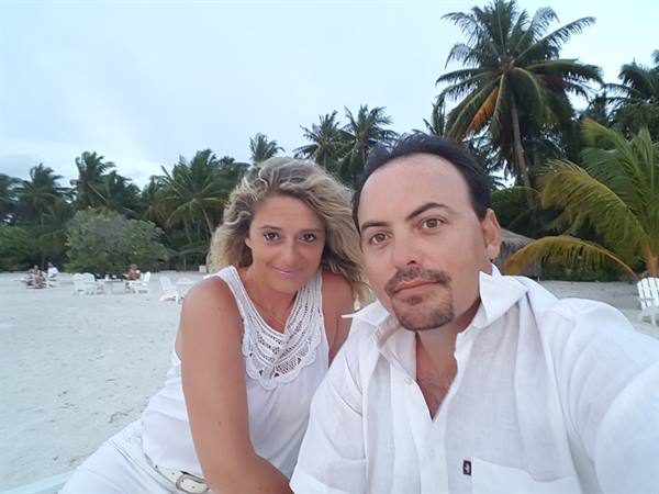 Sunset Bar on the evening of the White Party!