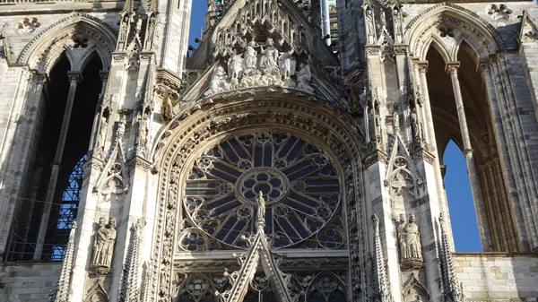 The rose window of Rouen captured our hearts today.