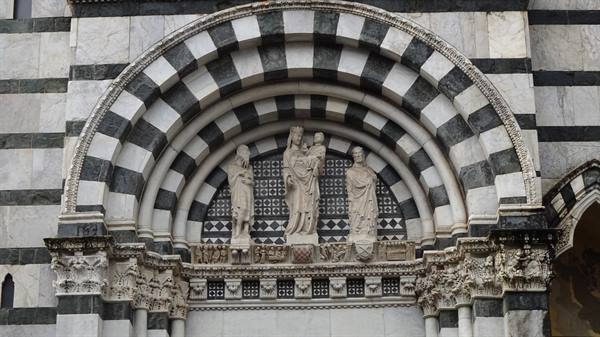 Pistoia - Detail of the Baptistery of San Giovanni