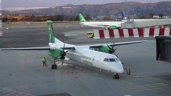 Bergen - Our plane