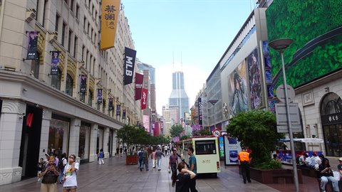 Shanghai-Nanjing Road Pedestrian Street