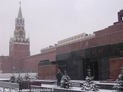First snow in Red Square