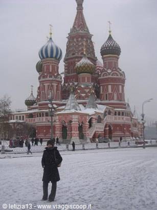 First snow in Red Square