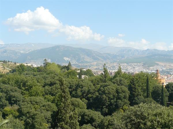 Granada - View of the Sierra Nevada