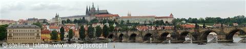 panorama of the Castle and Charles Bridge
