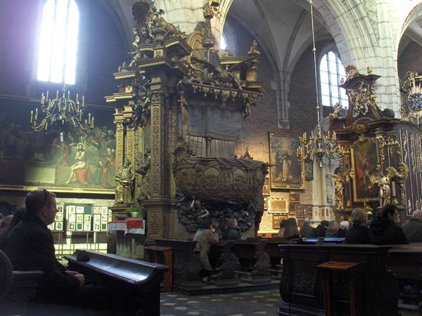many church interiors have been remodelled in baroque style