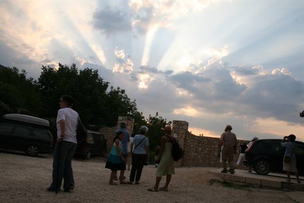 Medjugorje sky right after an apparition