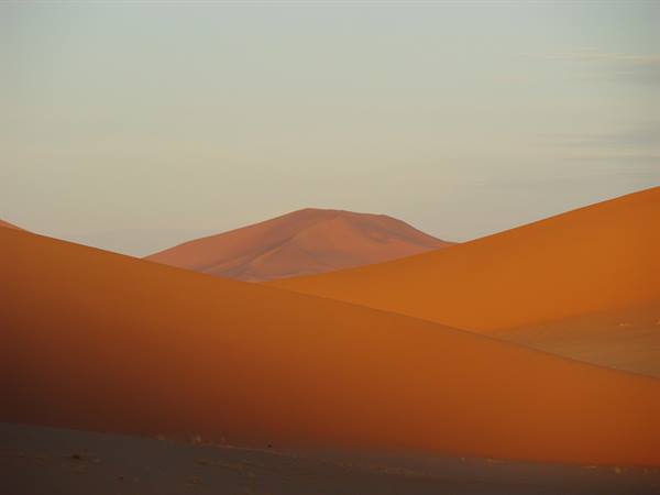 Erg Murzuq at sunset