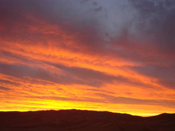 last dawn among the dunes