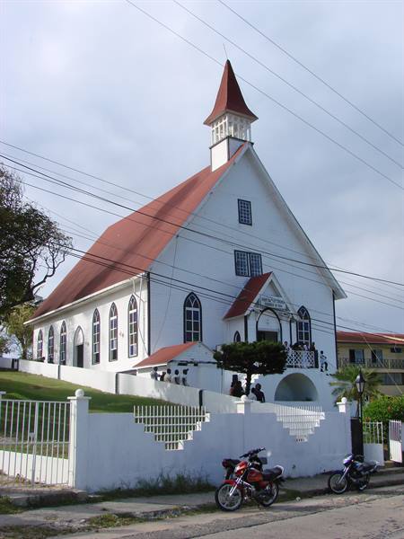 The oldest Baptist church of San Andres on La Loma