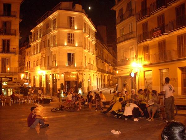 Valencia in the evening