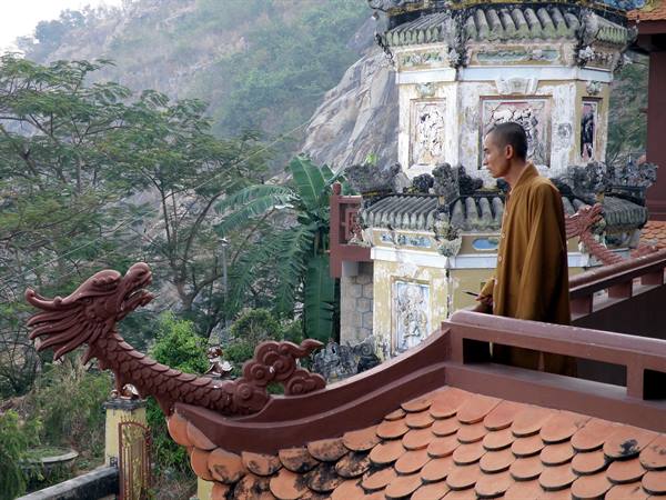 Monk at the temple
