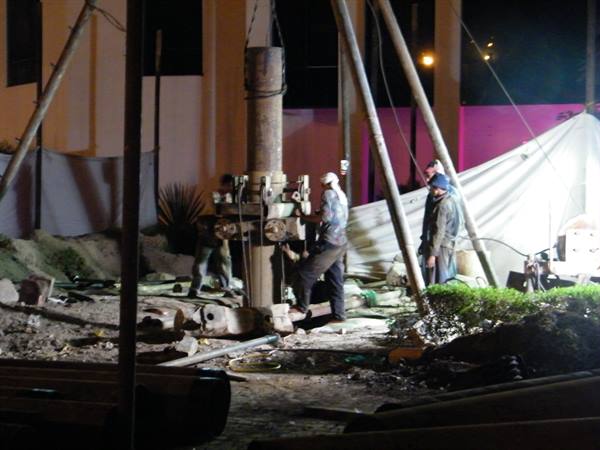 Naama Bay sewer works