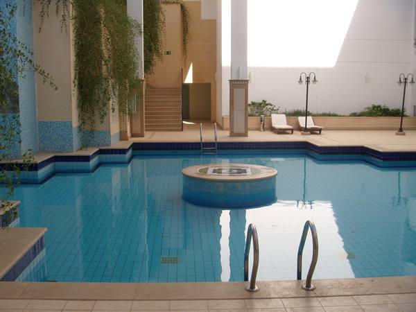the pool on the 4th floor