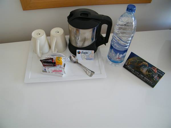 every day water, tea and coffee