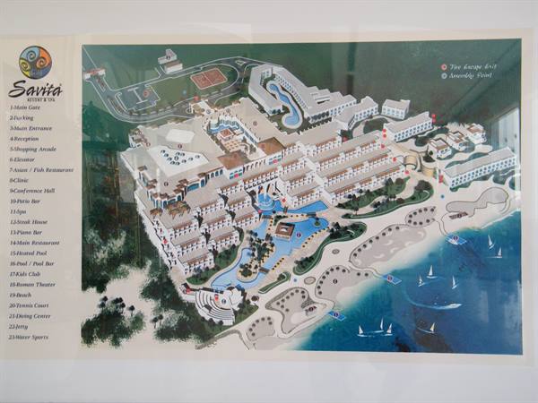 the hotel map