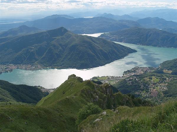 View of the lake