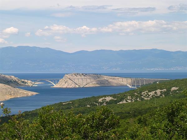 Bridge to the island of Krk