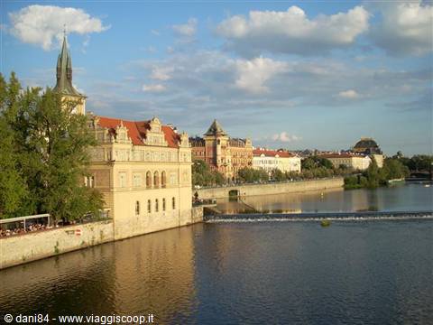 Charles bridge panorama