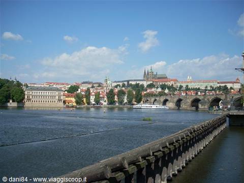 the castle seen from the riverside