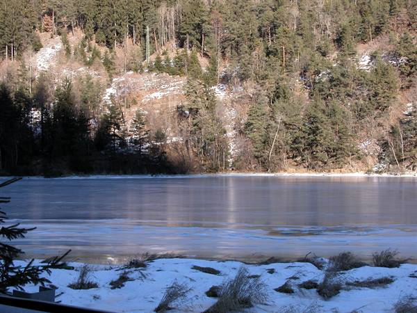 Frozen river