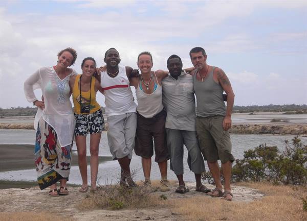 all together at the salt pans