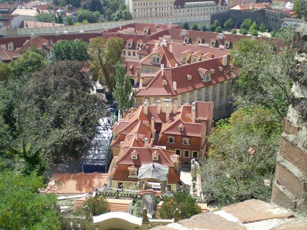 the roofs of Malá Strana