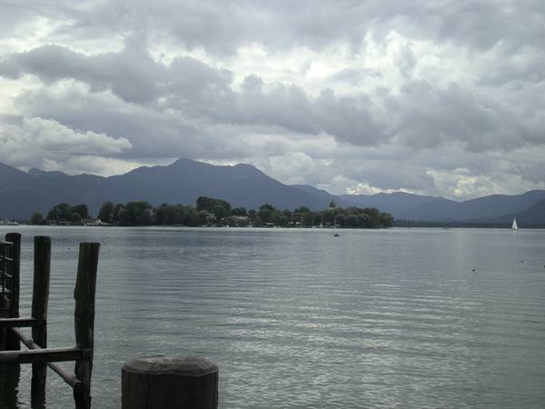the Fraueninsel, in lake Chiemsee