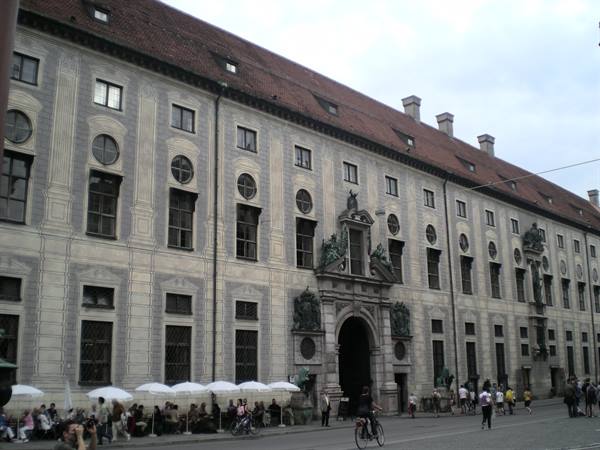 the façade of the Residenz