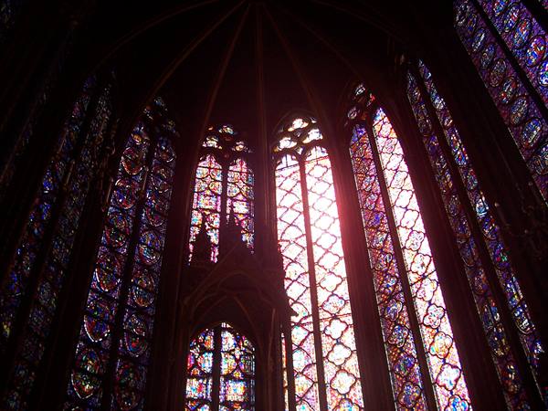 The 'walls' of the Sainte-Chapelle