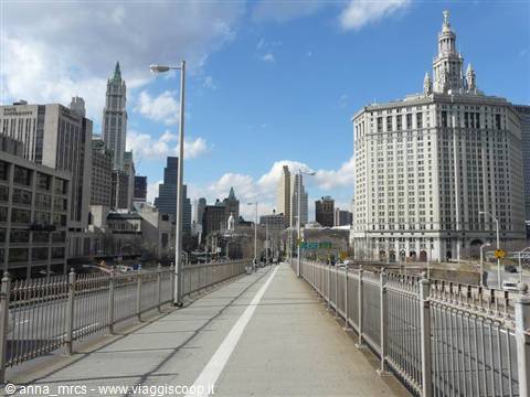 Leaving Manhattan from the Brooklyn Bridge