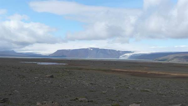 Along the F35 - with Hofsjokull in the background
