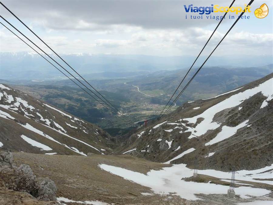 45 Descending by cable car