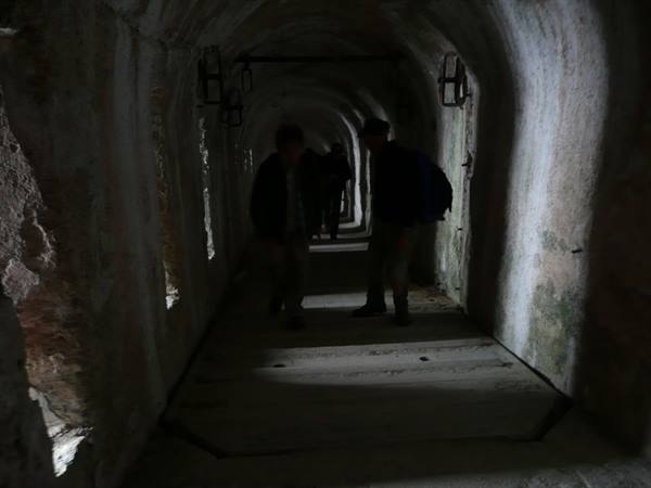 Covered staircase