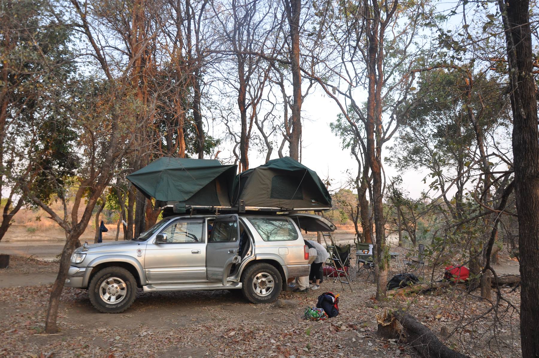 camping sulle rive del Lwangwa 