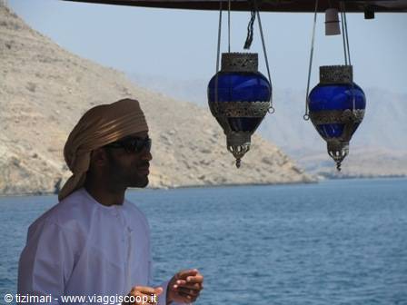 In a Dhow in the khors of Musandam