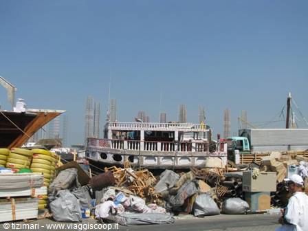 Sharjah, the dhow harbour
