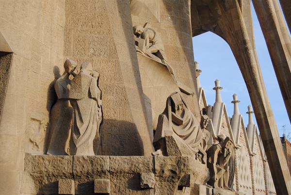 Detail of the Passion facade