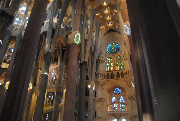 Interior of the Sagrada Familia