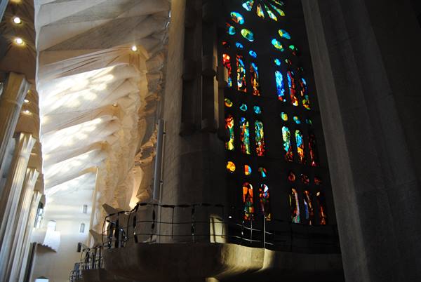 Interior of the Sagrada Familia