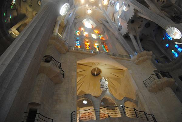 Interior of the Sagrada Familia