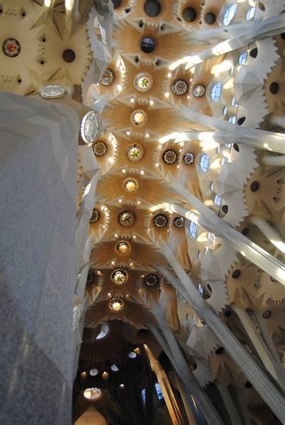 Interior of the Sagrada Familia