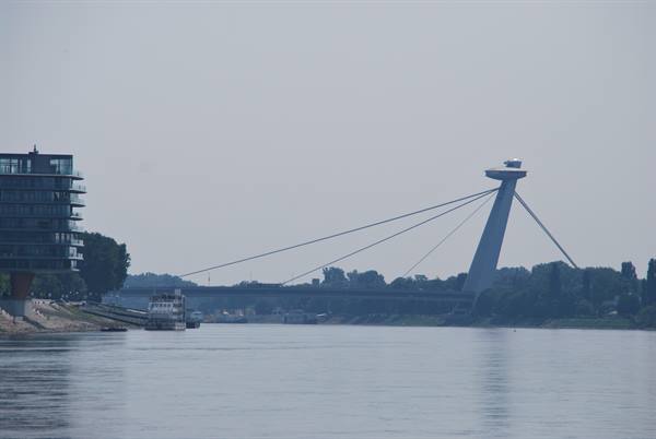 The arrival in Bratislava