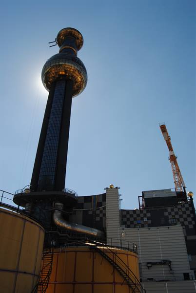 Even a waste-to-energy plant becomes a monument