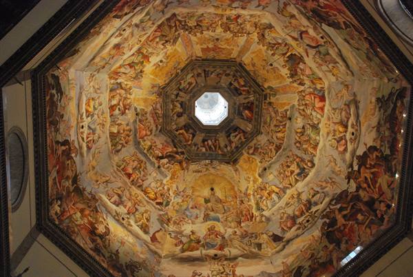 The interior of Brunelleschi's dome