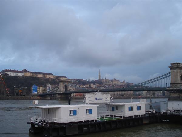 View of the chain bridge